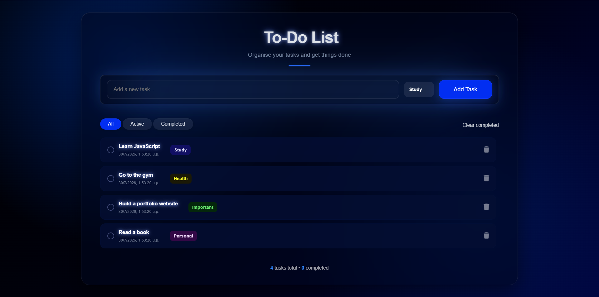To-Do List App